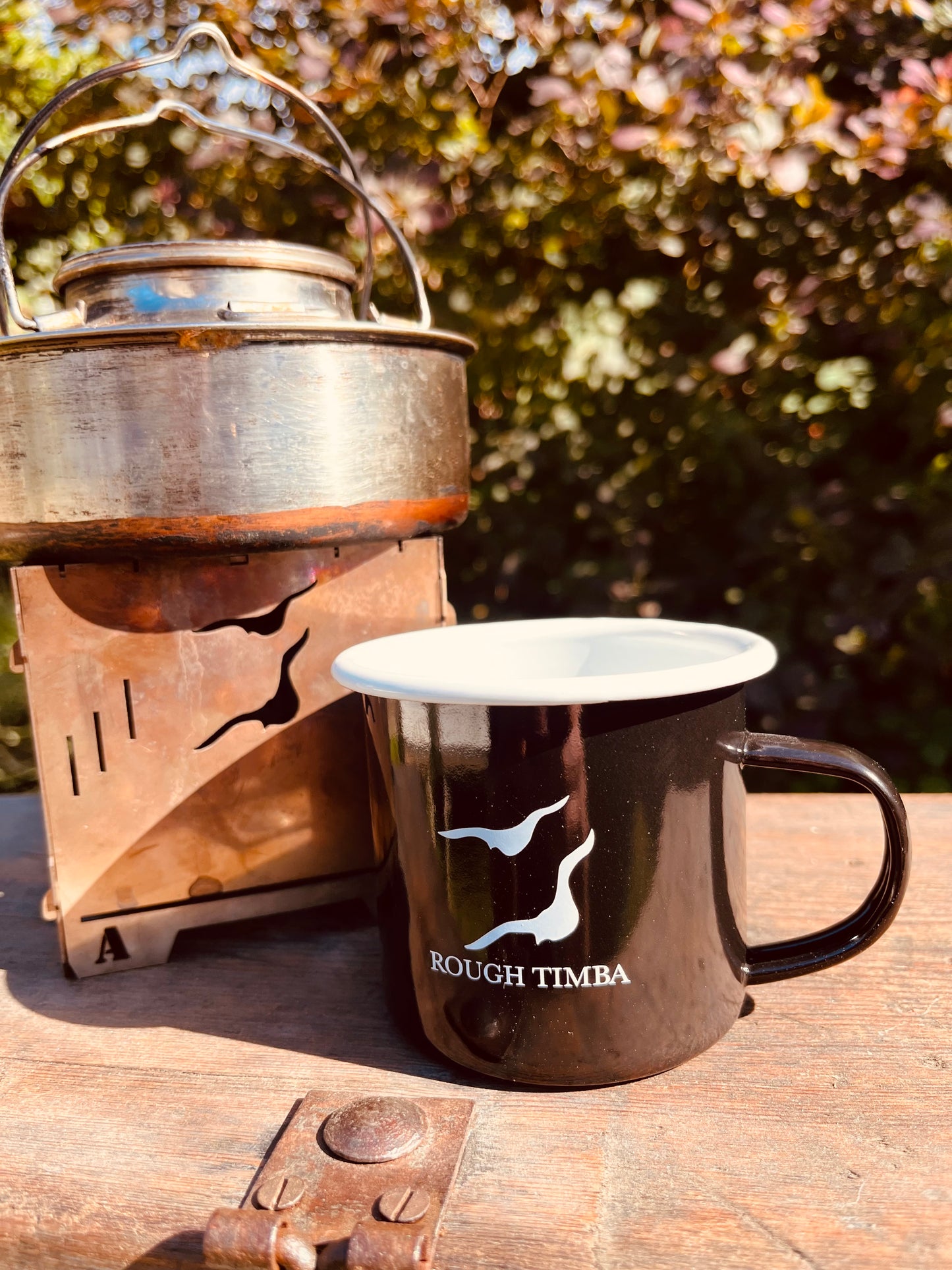 Retro Enamel Mug (Rough Timba)